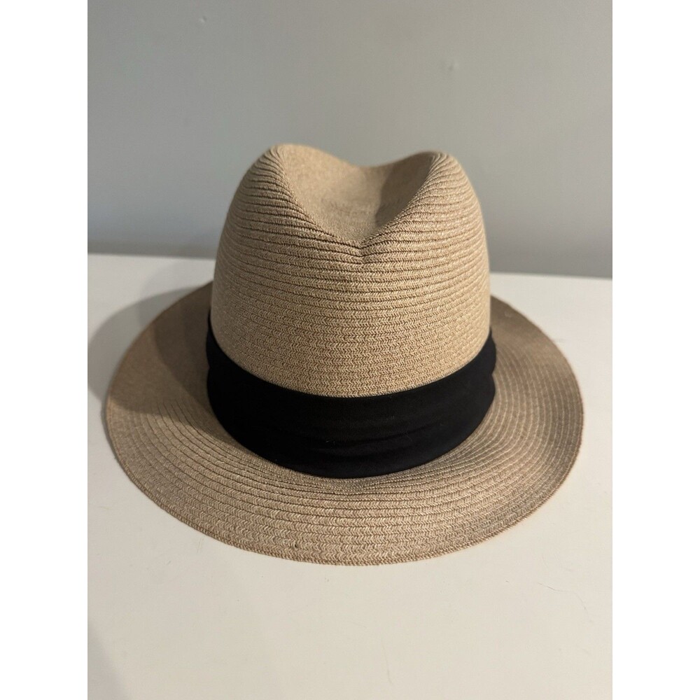 Vintage Dobbs Fifth Avenue Straw Fedora Hat Tan Mens 7 1/4